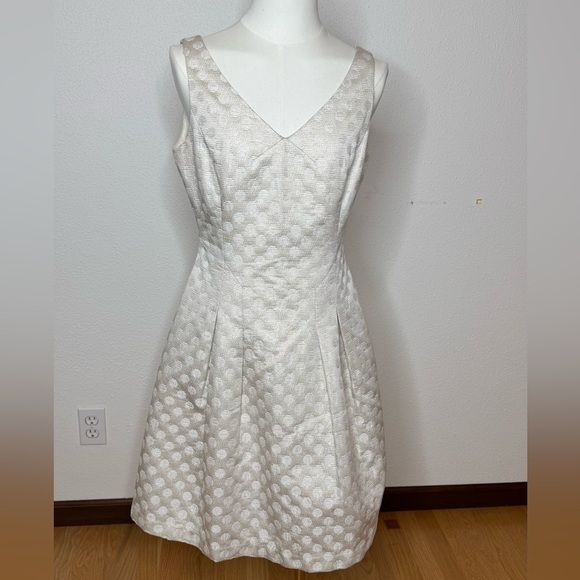 LAUREN Ralph Lauren Polkadot Fit Flare Mini Dress. - Picture 12 of 12